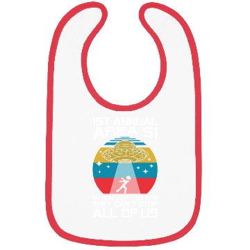 Discover It's Annual Area 51 Alien UFO Bibs