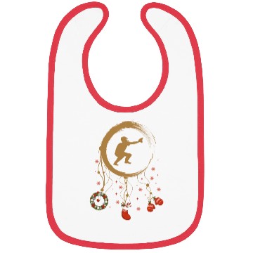 Discover Winter dreamcatcher Christmas Baseball Bibs