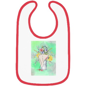 Discover Being Me Flower T-srhit Bibs