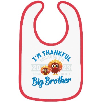Discover Big Brother 2023 Baby Thanksgiving Turkey Boys Bibs