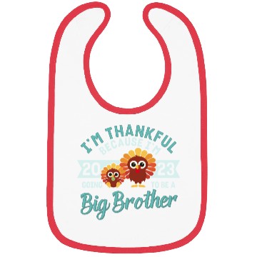 Discover Big Brother 2023 Baby Thanksgiving Turkey Boys Bibs