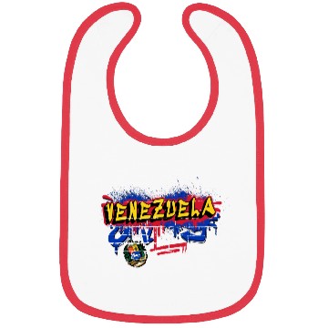 Discover Venezuela graffiti flag design Bibs