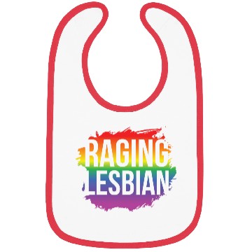 Discover LGBT Gay Pride Lesbian Raging Lesbian Bibs