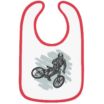 Discover Mountain Bike Biking Down Hill Cyclist Bibs