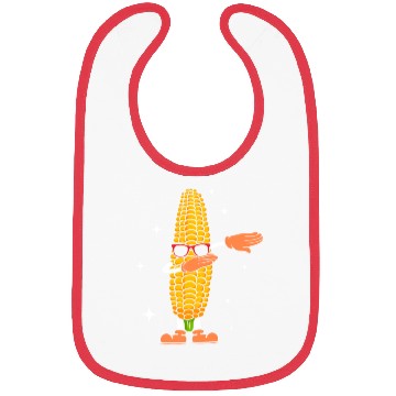 Discover Dabbing Corn Funny Agriculture Bibs