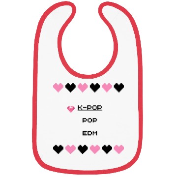 Discover K pop design art 3 Bibs
