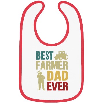 Discover Farming Farmer Dad Father Vintage Bibs