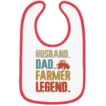 Discover Farming Farmer Dad Father Vintage Bibs