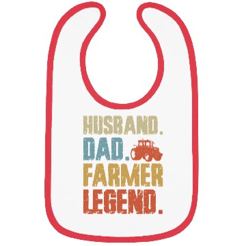 Discover Farming Farmer Dad Father Vintage Bibs