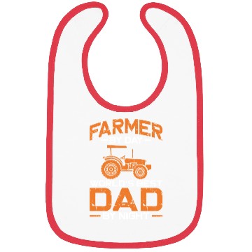 Discover Farming Farmer Dad Father Vintage Bibs