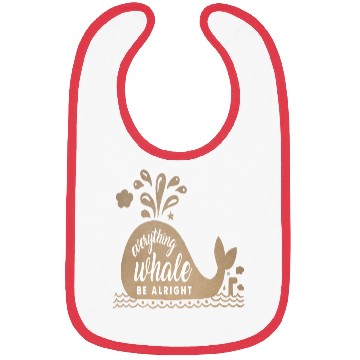 Discover Everything Whale Be Alright Bibs