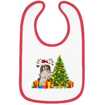 Discover Cavalier King Charles Spaniel Christmas Dog Lover Bibs