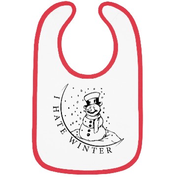 Discover I Hate Winter, I Hate Snow And Cold Bibs