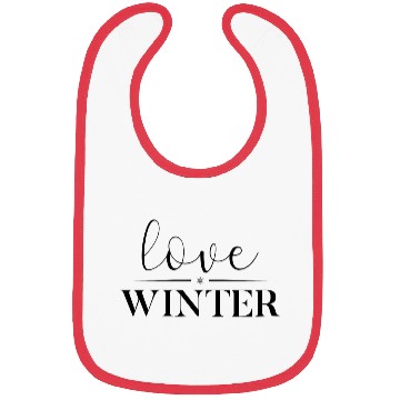 Discover I Love Winter, Snow, Cold And Snowman Bibs