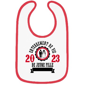 Discover Funny Wedding bride bachelorette party 2023 Bibs