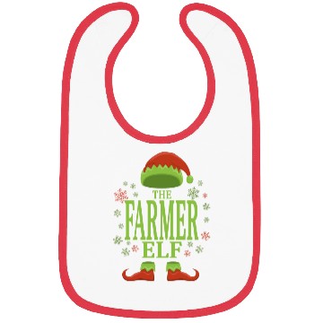 Discover Farmer Christmas Elf Bibs