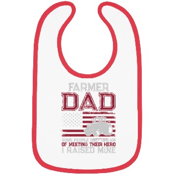 Discover Farming Farmer Dad Father Tractor Bibs