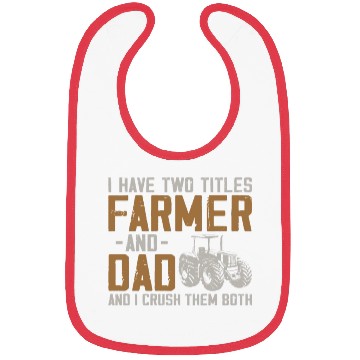 Discover Farming Farmer Dad Father Vintage Bibs