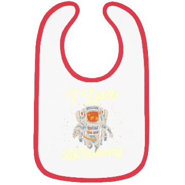 Discover I Love Astronomy Rocket Space Planets Astronaut Bibs