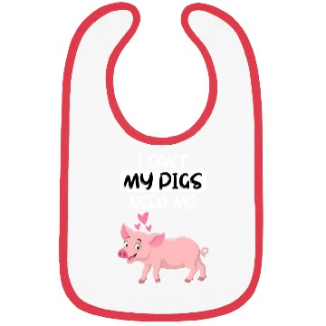 Discover Farm Animal Piglet Farmer Funny Gift Pig Bibs