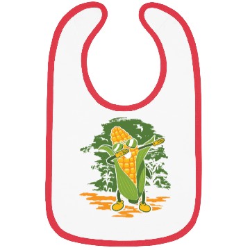 Discover Dabbing Corn Lover Agriculture Corn Farmer Bibs