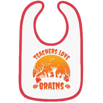 Discover Halloween Teacher Humor School Brain Bibs