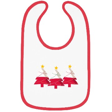 Discover Christmas Tree Polish Flag Poland Bibs
