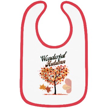 Discover A wonderful autumn design. Bibs
