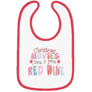 Discover Christmas Movie Time & Some Red Wine Bibs