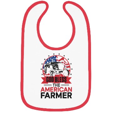 Discover Farming Farmer Us American Flag Bibs