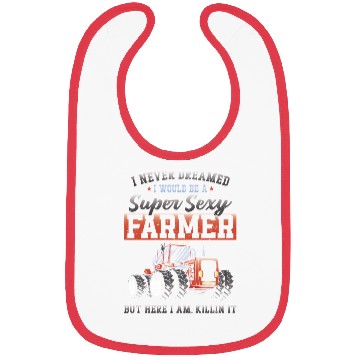 Discover Farming Farmer Vintage Tractor I Bibs