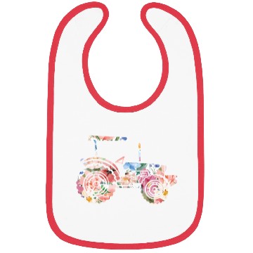 Discover Farming Farmer Flower Floral Bibs