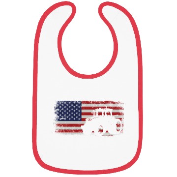 Discover Farming Farmer American Flag Us Bibs
