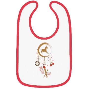 Discover Winter dreamcatcher Christmas Donkey Bibs