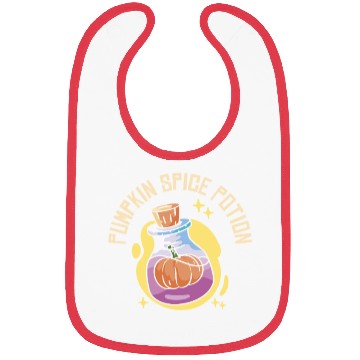 Discover Pumpkin Spice Potion Coffee Enthusiast Halloween Bibs