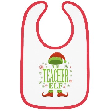 Discover Teacher Christmas Elf Bibs