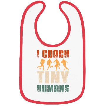 Discover I coach tiny humans Soccer coach Bibs