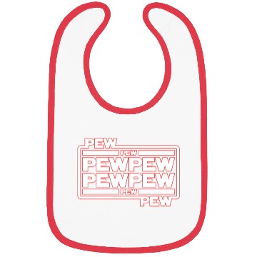 Discover Pew Pew Pew Bibs