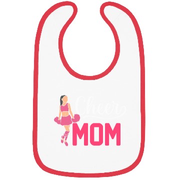 Discover Womens Cheer Mom Gymnastics Cheerleading Mom Squad Bibs