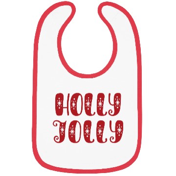Discover Holly Jolly in christmas Bibs