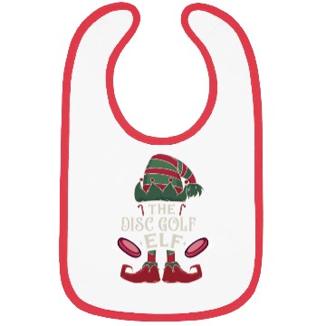 Discover Chistmas Season The Disc Golf Elf Bibs