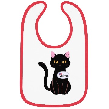 Discover I Vomited Funny Cat American Election Voting Bibs