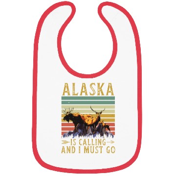 Discover Alaska Gift USA Natur Bär Denali Grizzly Wald Bibs