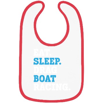 Discover Eat Sleep Drag Boat Racing Boat Race Boat Riding Bibs