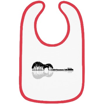 Discover Lake with guitar reflection - rockin Bibs