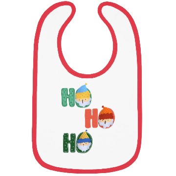 Discover Mini Santas Ho Ho Ho Bibs