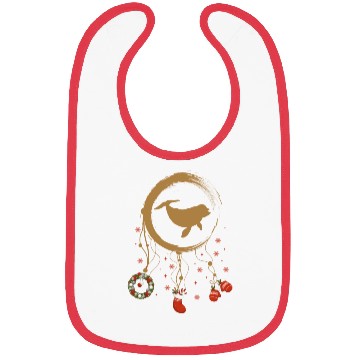Discover Winter dreamcatcher Christmas Dolphin Bibs