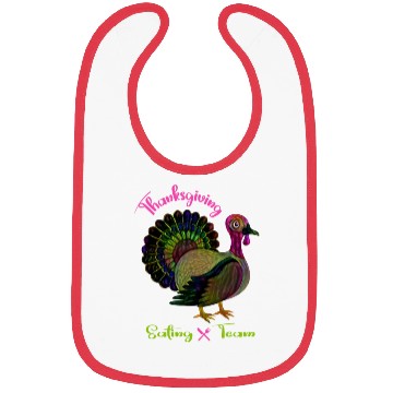 Discover Thanksgiving eating team Bibs