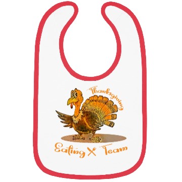 Discover Thanksgiving eating team Bibs