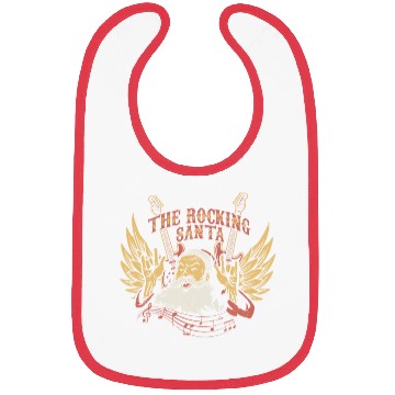 Discover The Rocking Santa Christmas Bibs
